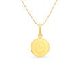 Divine Lakshmi Gold Pendant,,hi-res view 2