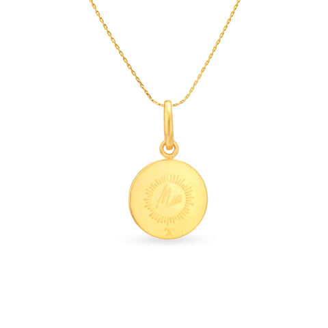Divine Lakshmi Gold Pendant