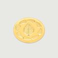 1 GM 24 Karat Tulsi Leaf Gold Coin,,hi-res view 4