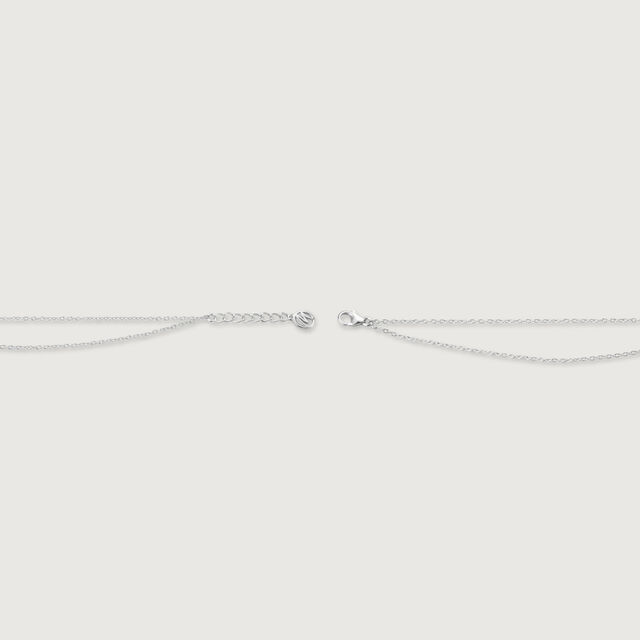 Elegant Glow Silver Anklet,,hi-res image number null