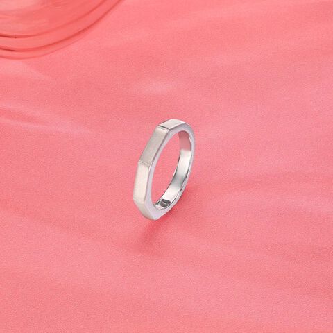 Dual Band Silver Ring