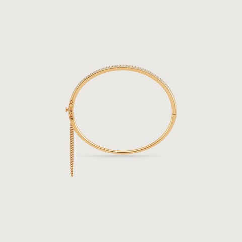 Sleek Curve Gold Bangle