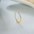 Timeless Sparkle 14KT Gold & Diamond Finger Ring,,hi-res view 1