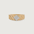 Love Fantasy Gold & Diamond Finger Ring for Men,,hi-res view 3
