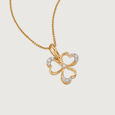 Lucky Charm 14KT Gold & Diamond Pendant,,hi-res view 4
