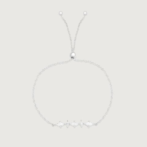 Celestial Marquise Silver Bracelet