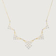 Sequin Shine Gold & Diamond Necklace,,hi-res view 3