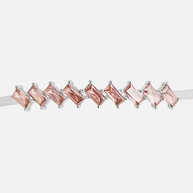 Gleaming Garnet Silver Bracelet,,hi-res image number null