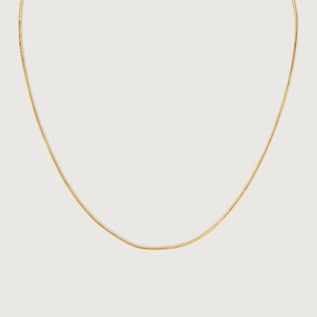 Shining Strand 22 Kt Gold Chain,,hi-res image number null