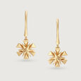 Twinkling Starscape 14KT Hoop Earrings,,hi-res view 4