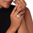 Stellar Guard Silver Ring,,hi-res view 2