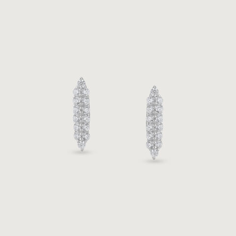 Classic Glow Silver Drop Earrings