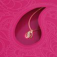 Glow Paisley Diamond Pendant,,hi-res view 1