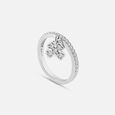Clover Bling Silver Finger Ring,,hi-res view 4