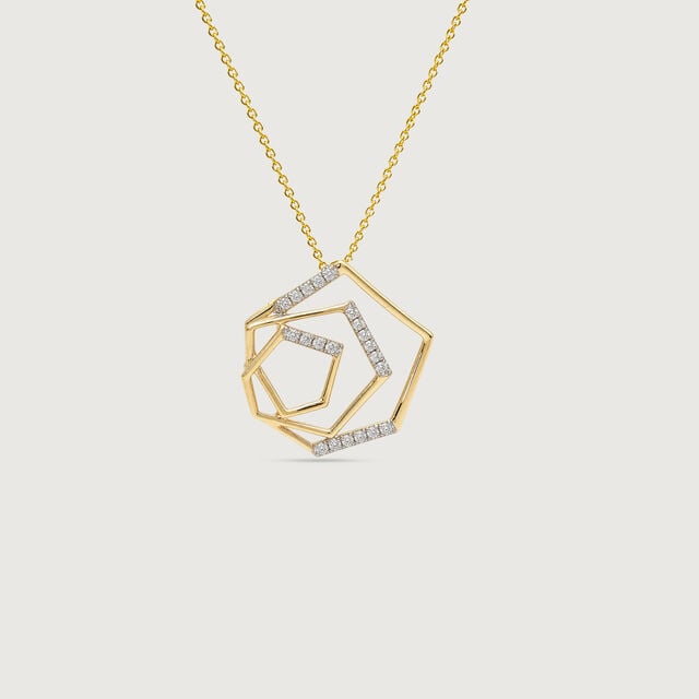 Playful Dimension Diamond Pendant,,hi-res image number null