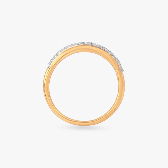 Twinned Curve Diamond Ring,,hi-res image number null
