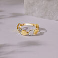 Hexagonal Harmony 18KT Finger Ring,,hi-res view 1
