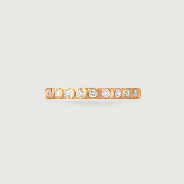 Crescent Moon Diamond Ring,,hi-res image number null