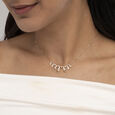 Arch Gleam Gold & Diamond Necklace,,hi-res view 2
