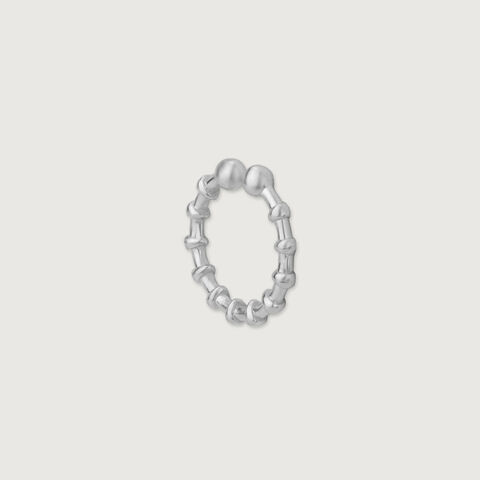 Edgy Charm Silver Septum Ring