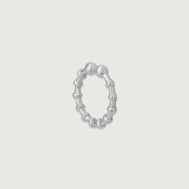 Edgy Charm Silver Septum Ring,,hi-res image number null