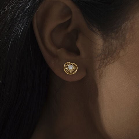 Radiant Rhythm Diamond Stud Earrings