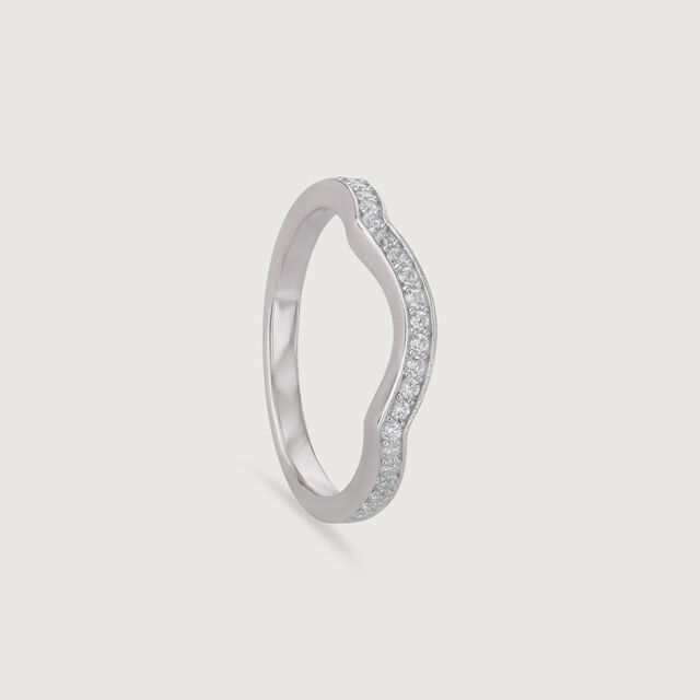 Twinkling Wave Silver Ring,,hi-res image number null