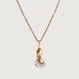 Jai Ganesh Gold and Diamond Pendant,,hi-res view 3