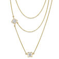 14KT Yellow Gold Abstract delight Diamond Necklace,,hi-res view 2