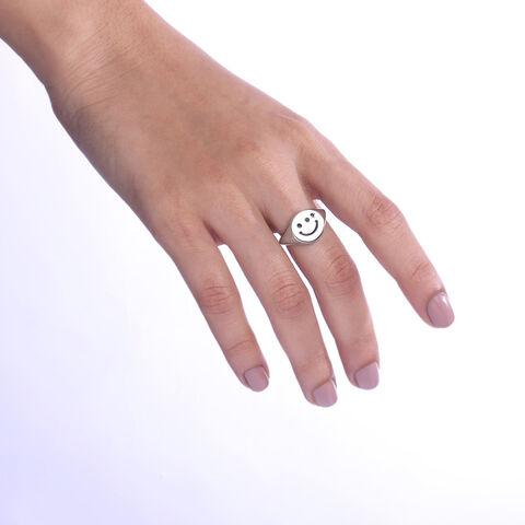 Starlit Wink Silver Ring alternate view 1