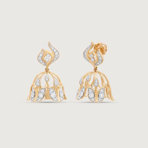 Sassy Glow Diamond Jhumka