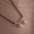 Glowing Grace 18 Kt Gold and Diamond Vati Mangalsutra,,hi-res view 1