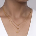 Triple Delight Gold Chain,,hi-res view 2
