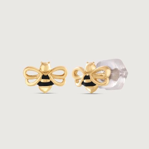 Buddy Bee Gold Stud Earrings