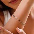 Mia Sutra DIY with Clove Shape Motif Multiple Stacking Charm Bracelet,,hi-res view 2