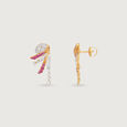 Radiant Aurora Diamond Drop Earrings,,hi-res view 4