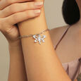 Ethereal Wings Silver Bracelet,,hi-res view 1
