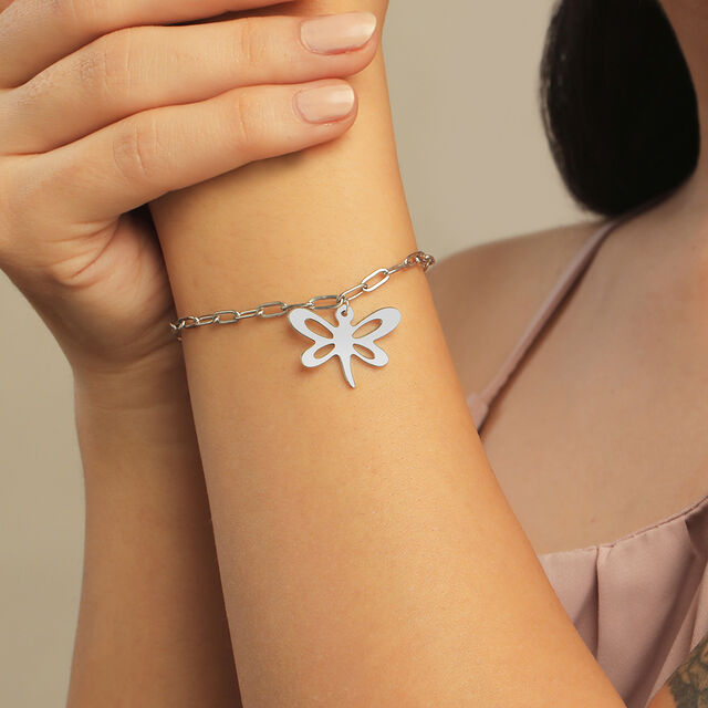 Ethereal Wings Silver Bracelet,,hi-res image number null