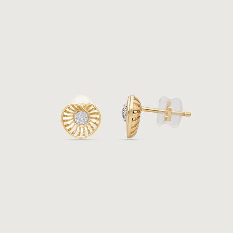 Radiant Rhythm Diamond Stud Earrings