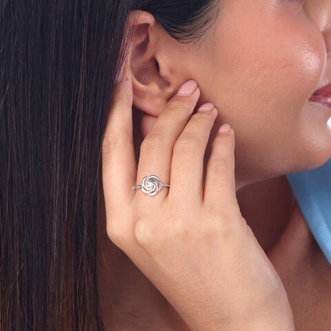 Minimal Accent Silver Ring alternate view 1