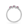14KT white Gold Diamond Finger Ring,,hi-res view 3