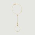 Delicate Luminous Pearl Hand Chain,,hi-res view 4