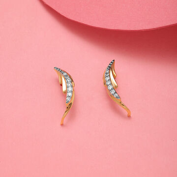 Earrings: Buy Stylish Gold & Diamond Earrings for Women Online | Mia By ...