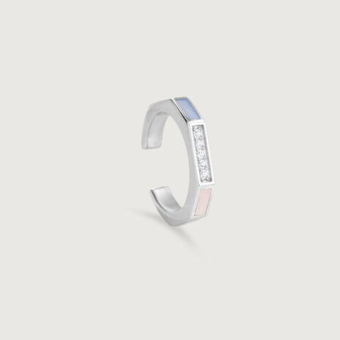Pastel Sparkle Silver Toe Ring