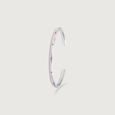 Misty Glow Silver Bangle,,hi-res view 4
