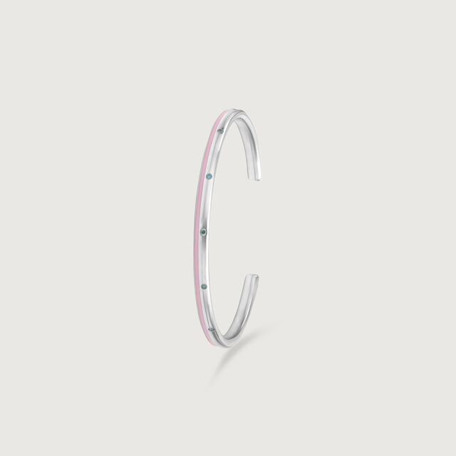 Misty Glow Silver Bangle,,hi-res image number null