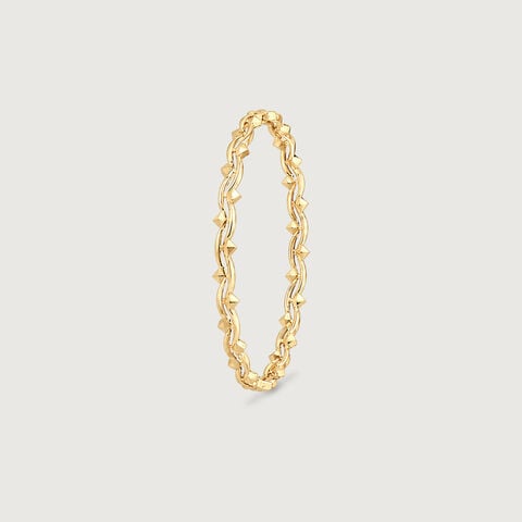 Fluid Weave Gold Bangle