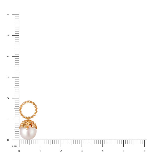 14KT Yellow Gold Pearl Pendant,,hi-res image number null