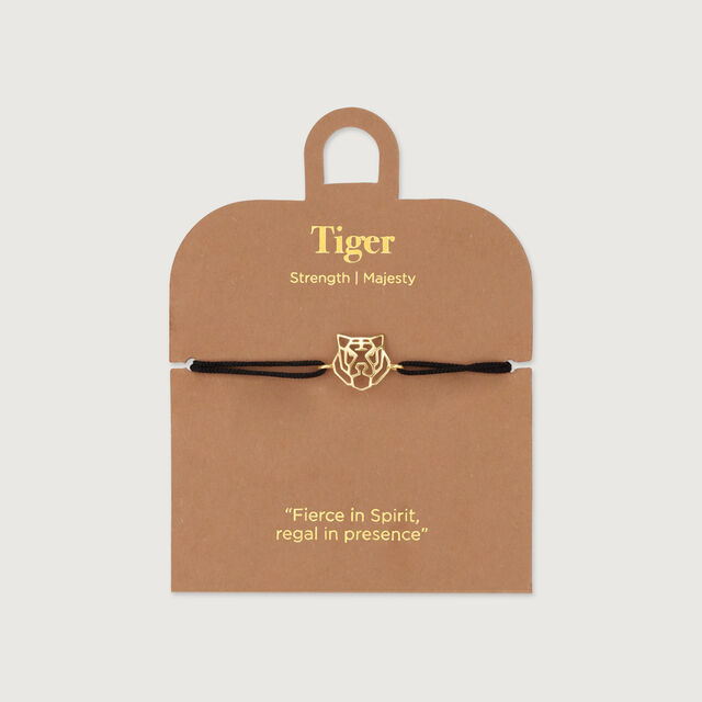 Rooted Regal Tiger Gold Bracelet,,hi-res image number null
