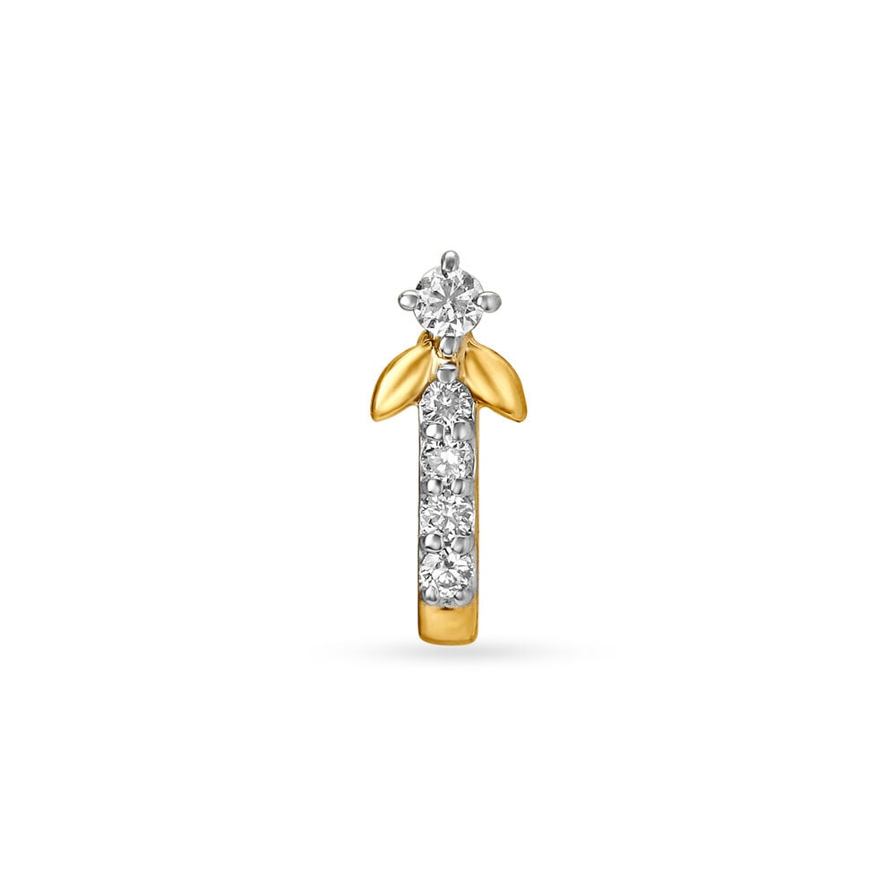 Tanishq real diamond best sale nose pin